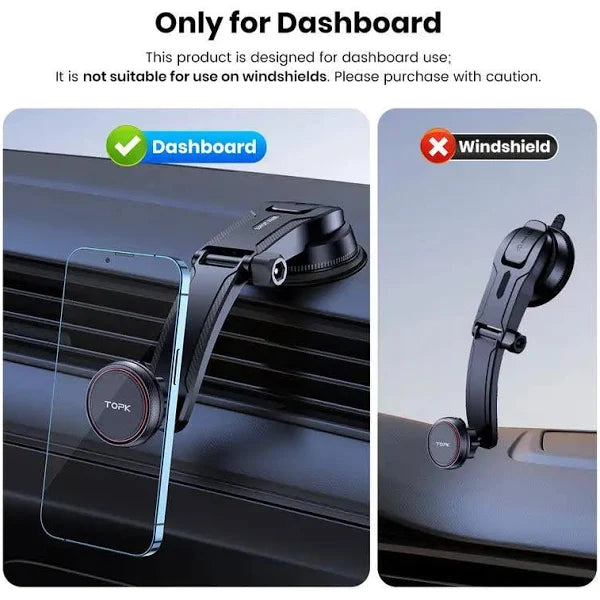 XO C52 Magnetic Car Holder – Black XO C52 Magnetic Car Holder – Black